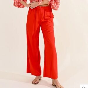 MOLLY BRACKEN WIDE-LEGS PANTS